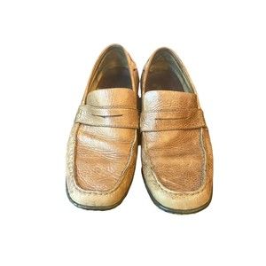 Born Penny Loafer Brown Leather Driving Moccasin Casual Men’s Size 10M EUC
